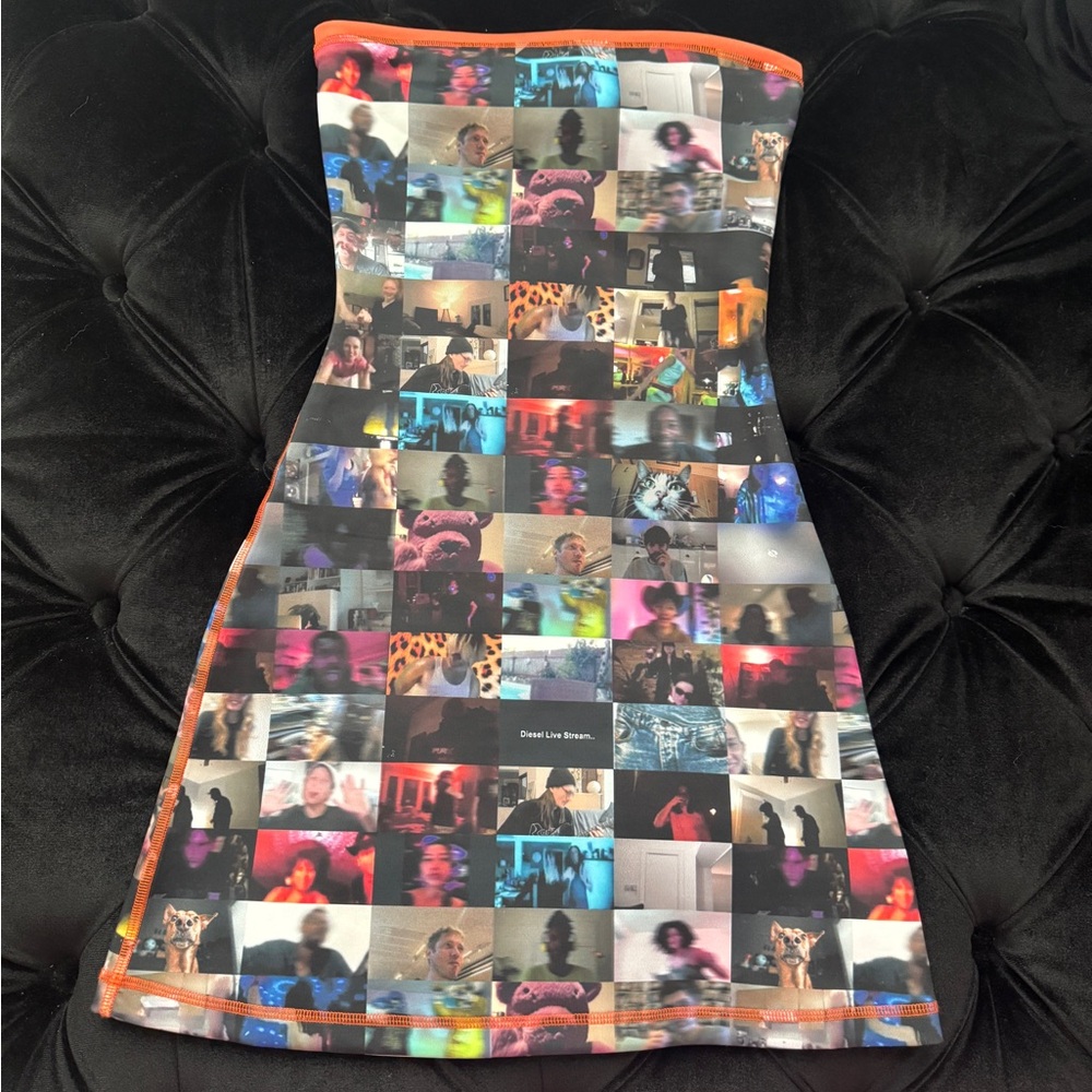 Diesel Colorful Graphic Tube Dress